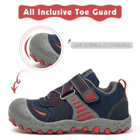 Mishansha Kids Hiking Shoes Boys Girls Sneakers Tennis Shoes Toddler ...