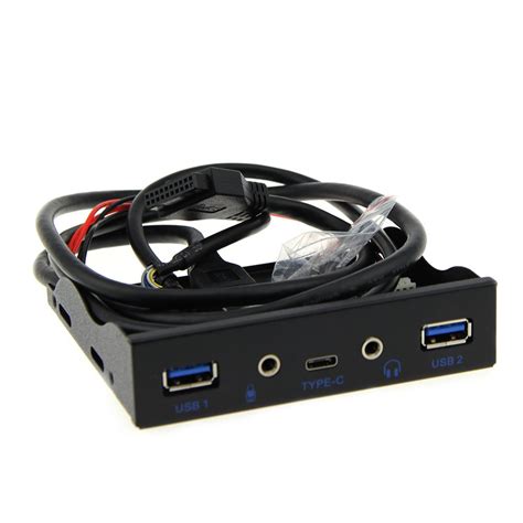 Amebay 3.5 Inch Front Panel USB Hub 2port 3.0, USB 3.1, USB 2.0 for ...