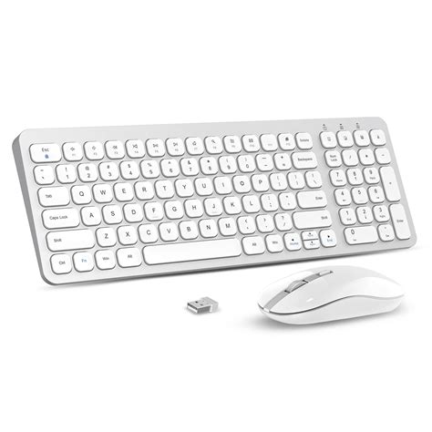 Cimetech Wireless Keyboard And Mouse Combo Compact Full Size Wireless ...