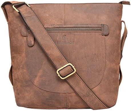 LEADERACHI Vintage Hunter Leather Crossbody Sling & Handbag for womens ...