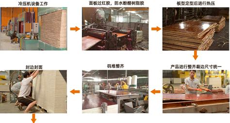 建筑模板生产-建筑木模板生产线流程图-黑豹木业高端木模板厂家