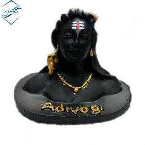PRAMAOJ Car Dashboard Lord Shiva Aadiyogi | Handpainted Shiva Aadiyogi ...