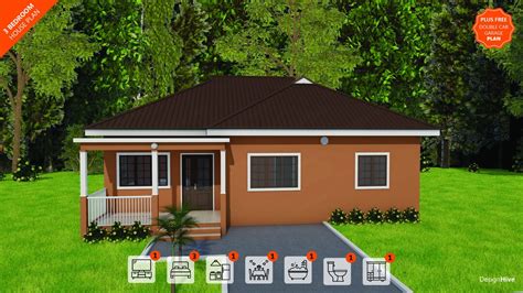 Buy 3 Bedroom Modern House Plan Architectural Drawings House Plans ...
