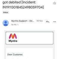 Myntra.com — payment refund has not happened - 22 days and still in ...