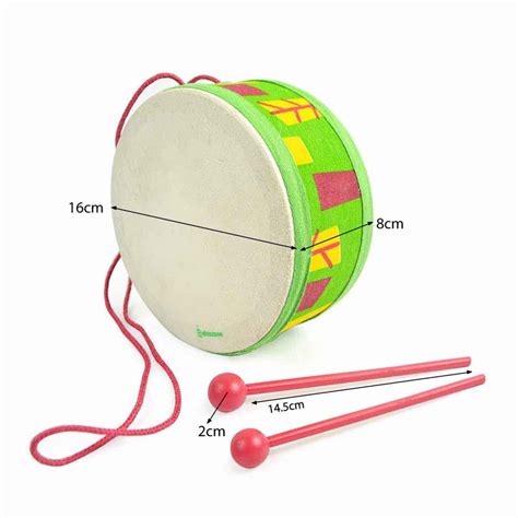 Buy Premium Wooden Jungle Drum (3-8 Years) | SDD on Snooplay India