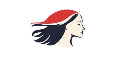 A logo of mariannes face in profile | Premium AI-generated image