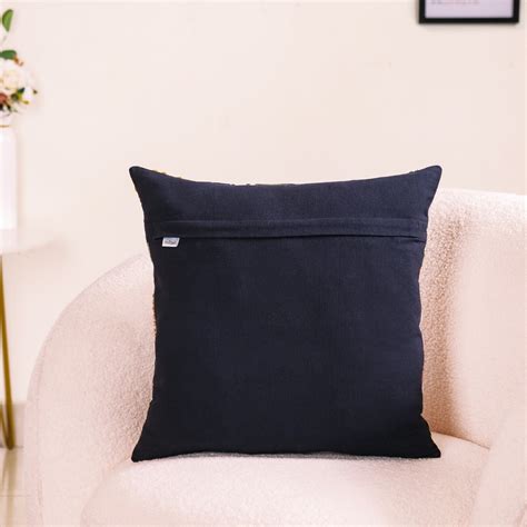 Spring Bling Printed Embellished Cushion Cover 16x16 Inch Online ...