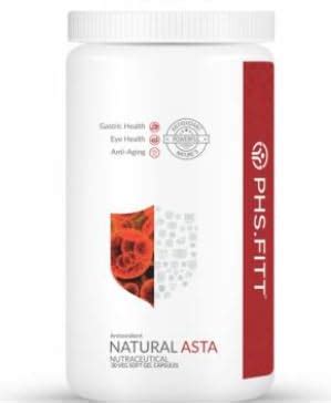 Natural Asta Antioxidant (30 Veg Softgels) - Powered by AstaReal ...