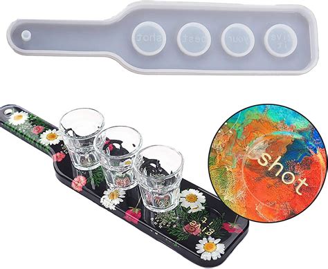 ARTOOL Tray Resin Art Mold Creative DIY Multipurpose Shot Glass Serving ...