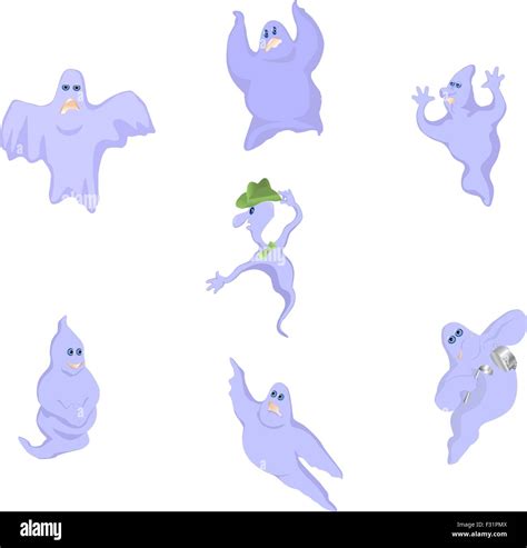 Ghosts on Halloween Stock Vector Image & Art - Alamy