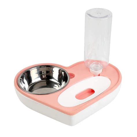 GAH Enterprise Automatic Pet Cat Dog Food and Water Bowl Set Water Food ...