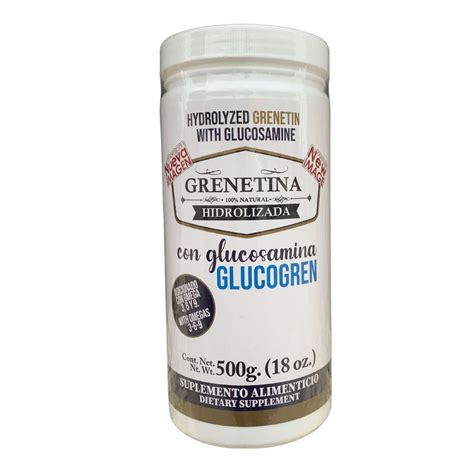 Grenetina Hidrolizada con Glucosamina 500 G - Pretty Bee