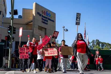 Health Care Workers at Children’s Hospital Oakland Launch Strike Over UCSF Integration | KQED