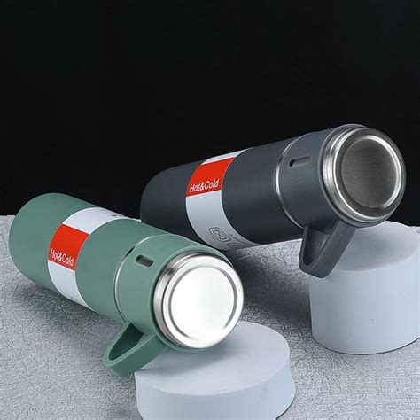 Double-Layer Steel Thermos Coffee Tumbler Travel Mug Business Trip Wat ...