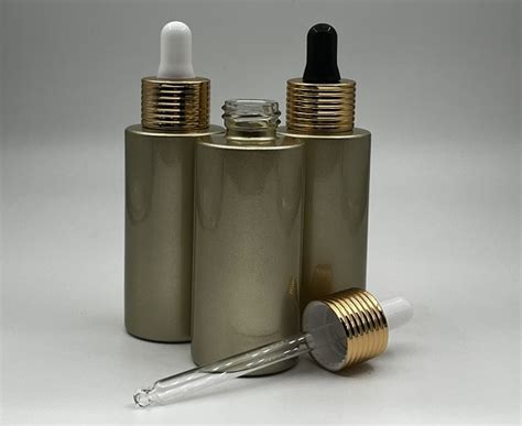 STAKLENA BOCA ZLATNA 50ML SA SWIRL ALU PIPETOM | Crystal Lab