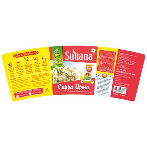 Suhana Ready To Eat Upma Mix 70g Cuppa – Suhana Masale