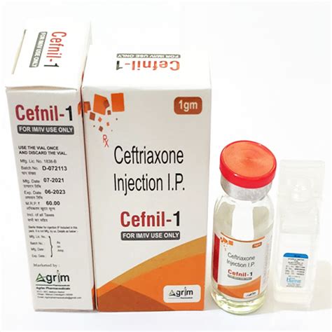 CEFNIL-1GM Injection Agrim Pharmaceuticals