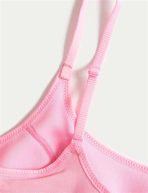 Buy 2pk Non Wired Crop Top First Bras at Marks & Spencer