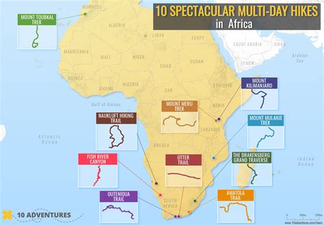 Map Of Africa Hike