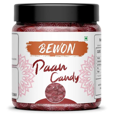 BEWON Delicious Paan Flavoured Candy Authentic Indian Betel Leaf Taste ...