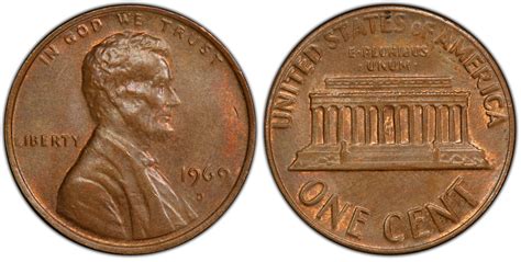 1969-D 1C No FG, FS-901, BN (Regular Strike) Lincoln Cent (Modern ...