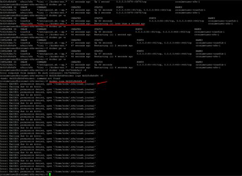 N8n Docker on ubuntu 22.04 keep restarting - error permission denied ...