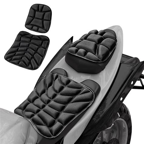 STHIRA® Motorcycle & Bike Seat Cushions Set of 2Pcs High-Density Memory ...