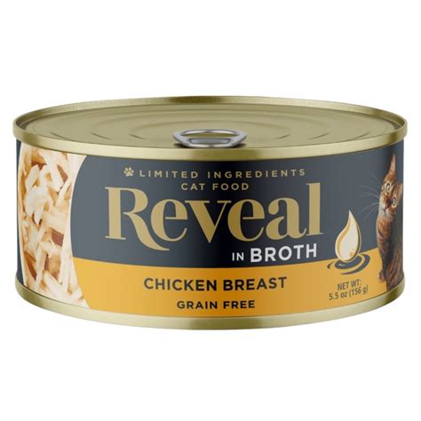 Reveal Limited Ingredient Natural Grain Free, Chicken Breast in Broth ...