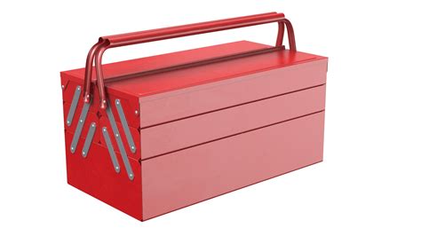 3D Detailed Red Toolbox Model - TurboSquid 2147542