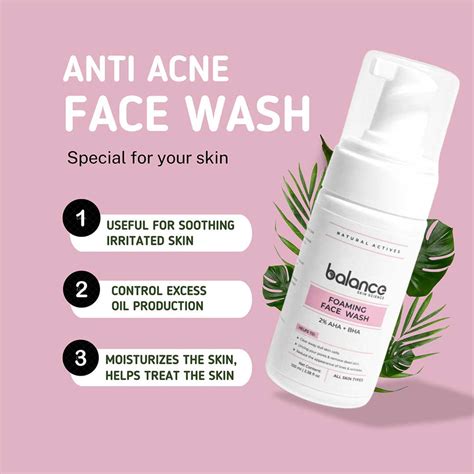 Achieving Balance with Skin Science 2% AHA + BHA Foaming Face Wash ...