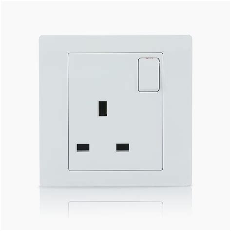 Buy ABBInora 1 Gang Switched 13A Plug Socket • Premium 13 Amp Plug ...