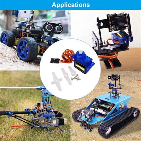Ziobotics SG90 Micro Servo Motor – 180° Rotation, 9g for Robotics, RC ...