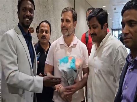 Congress leader Rahul Gandhi arrives in Washington DC, to meet diaspora ...