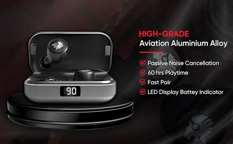 One Roar Denx45 Aluminium Alloy Bluetooth Truly Wireless in Ear Earbuds ...