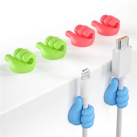 iToleeve® Fun Cable Holder Clips, Cord Organizer for Desk - Cord Clip ...