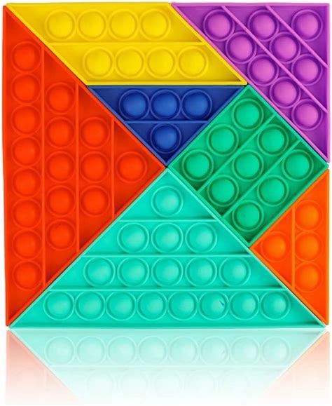 Buy Jumbo Pop it Fidget Puzzle Toy, Big Size Pop Bubble Sensory, Large ...