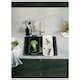 KILSVIKEN inset sink, 1 bowl, black quartz composite, 56x46 cm (22x181 ...
