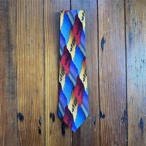 Vintage Jerry Garcia handmade silk tie 100%... | Depop