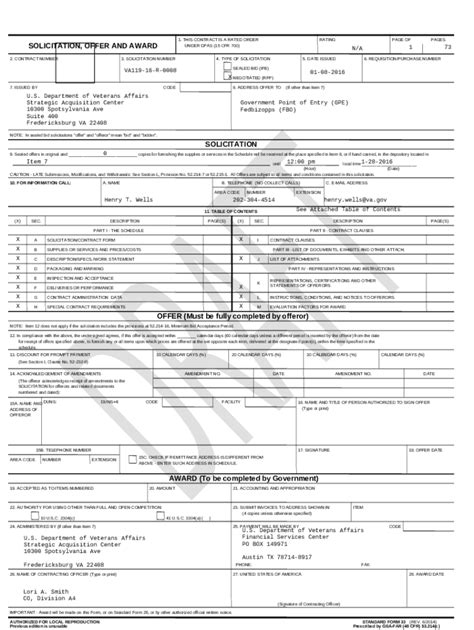 15.204-1 Uni contract at. Doc Template | pdfFiller