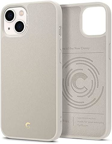 CYRILL Spigen Leather Brick Back Cover Case Compatible with iPhone 13 ...