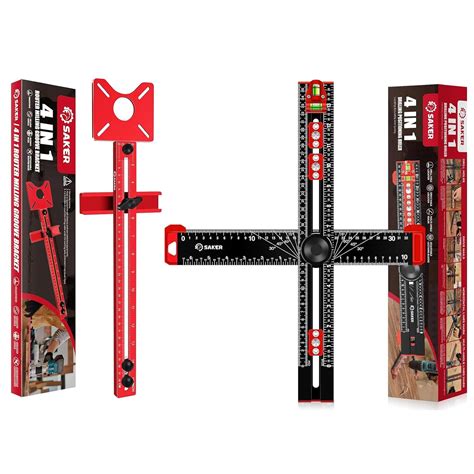 Saker 4-in-1 Drilling Positioning Ruler-Saker New 4 India | Ubuy