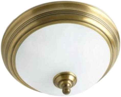 Buy Fos Lighting Dish Antique Brass Ceiling Light Online at Low Prices ...