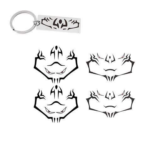 Tugia Sukuna Ryomen Tattoo Keychain Cosplay Temporary India | Ubuy
