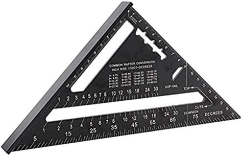 Aluminum Alloy Triangle Angle Protractor, 7 Inch Layout Tool, Layout ...