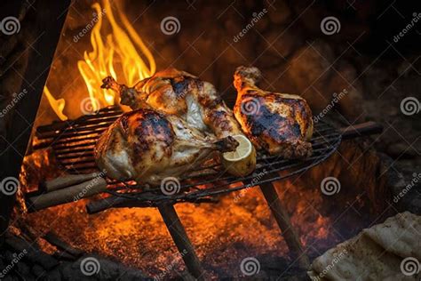 Image result for Chicken Cooked Over Open Fire