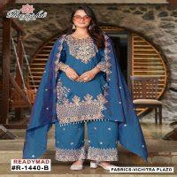 RAMSHA D.NO 1440 NX WHOLESALE READYMADE VICHITRA EMBROIDERED FESTIVE ...