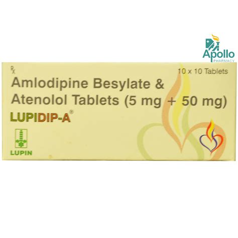 Lupidip A Tablet 10's Price, Uses, Side Effects, Composition - Apollo ...