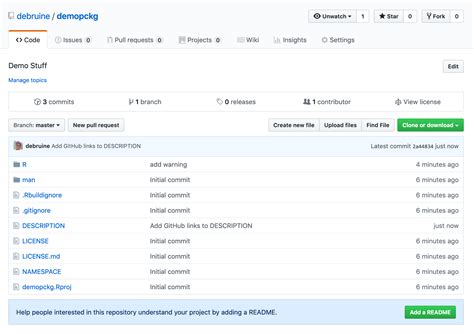 How to Use GitHub with R 的图像结果