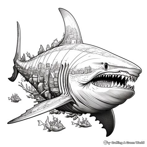 Megalodon Coloring Pages - Free & Printable!