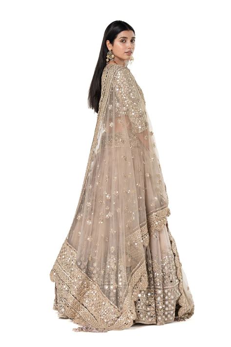 Moon Grey embellished lehenga set – abhinavmishra